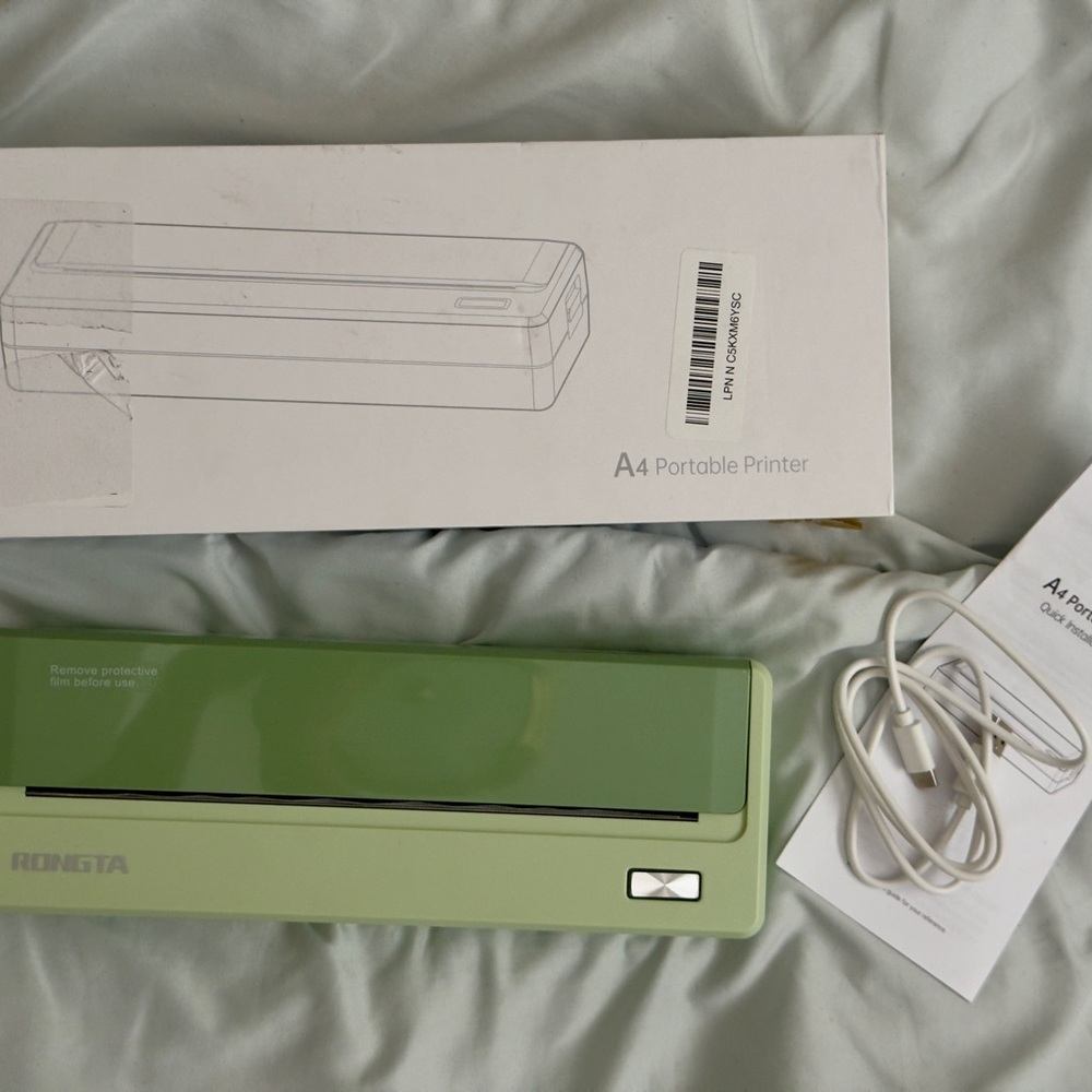 Green A4 Portable Printer